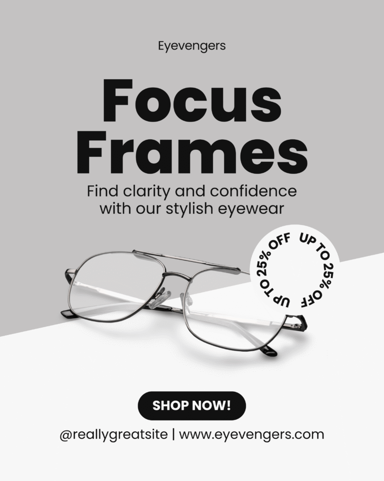 Brown and White Modern Exclusive Eyewear Collection Instagram Post (2)